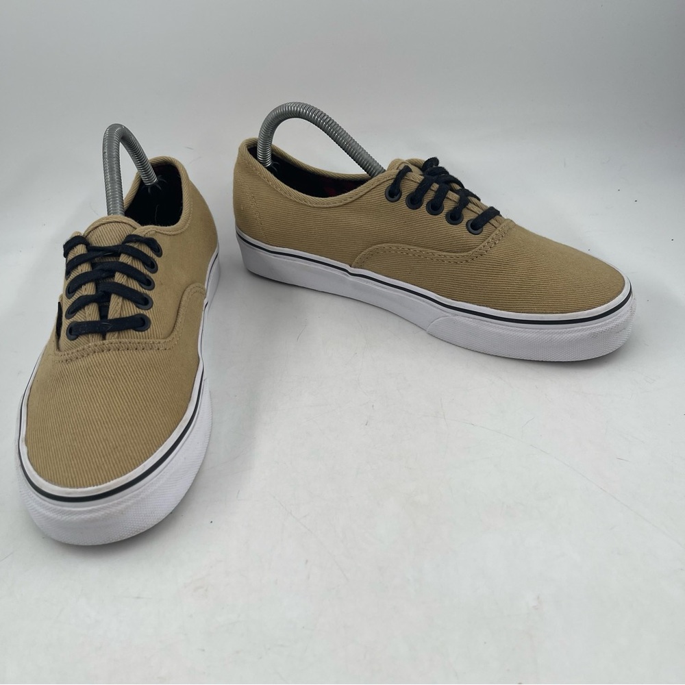 👞Vans Unisex Off the Wall Tan w/ Black Red Lumberjack Interior Shoe - W/10-M/8.5 - Picture 6 of 14